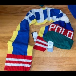 Polo Ralph Lauren hat&scarf combo